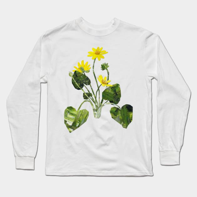 Lesser celandine Long Sleeve T-Shirt by Babban Gaelg